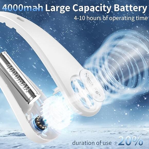 Bladeless Portable Neck Fan - Picture 2 of 6